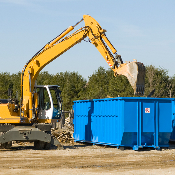 are there any restrictions on where a residential dumpster can be placed in Morattico